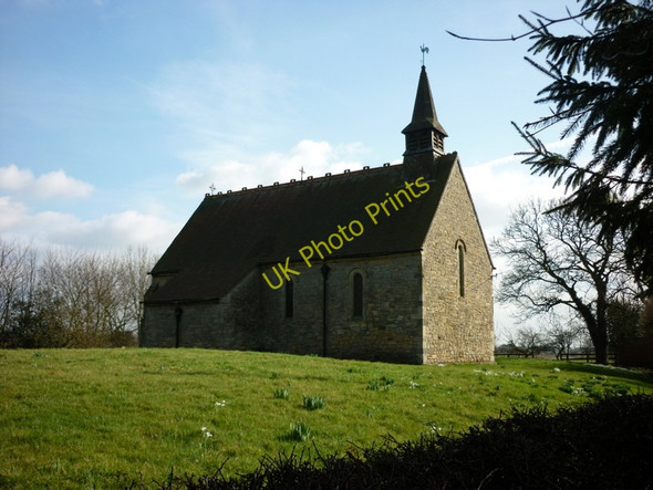 Photo 6"x4" The church next to Manor House Farm, Harswell Harswell c2011