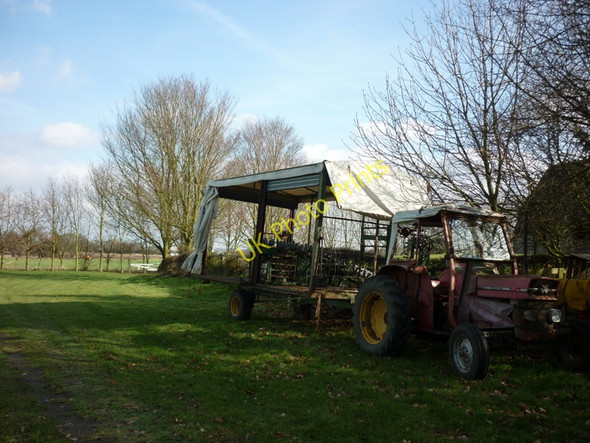 Photo 6"x4" A cauliflower collector at Manor House Farm Harswell c2011