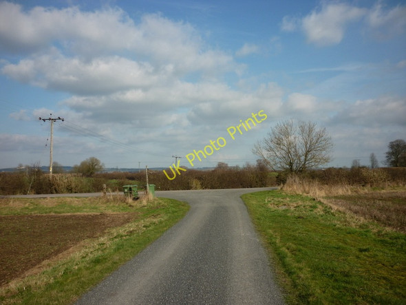 Photo 6"x4" Manor House farm track at Bull Lane, Harswell Harswell c2011