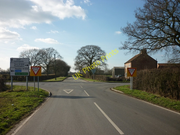 Photo 6"x4" Approaching the B1228, General Lane East Cottingwith c2011