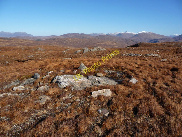 Photo 6"x4" Summit of Carn na h-Onaich Sallachy\/NG9130 c2011