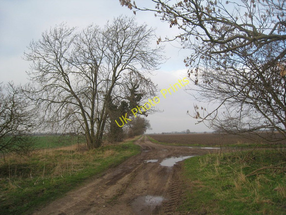 Photo 6"x4" Farm track to North Moor Beltoft c2011