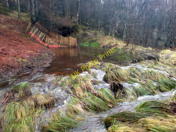 Photo 6"x4" Glencryan mines, floodwaters Cumbernauld c2011