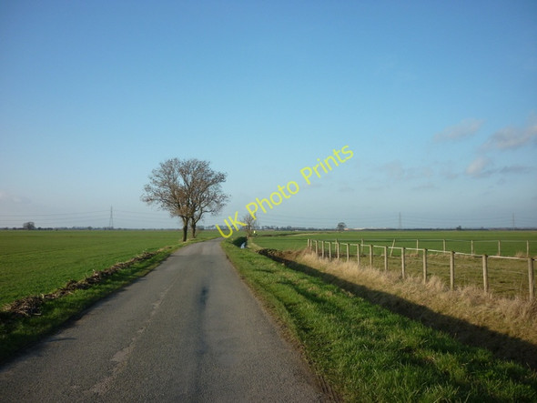 Photo 6"x4" North along Faxfleet Lane, East Yorkshire Faxfleet c2011