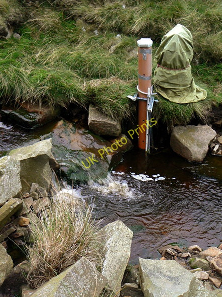 Photo 6"x4" Water monitoring station Devil's Dike c2009