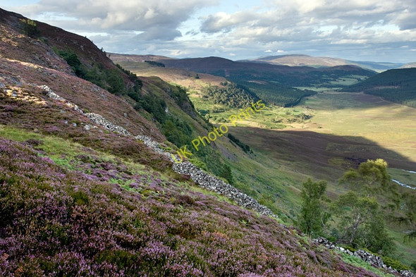 Photo 6"x4" Wall on Craig Leek Garbh Allt Shiel c2009
