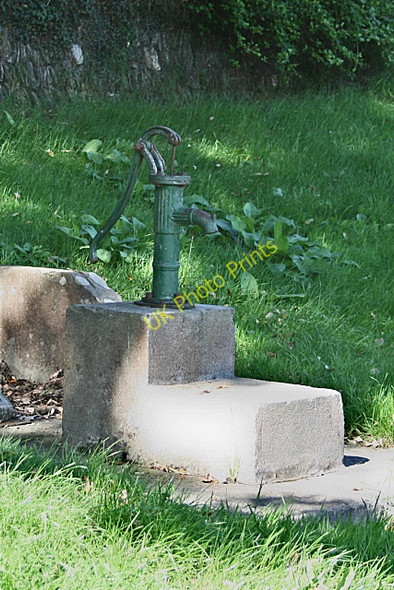 Photo 6"x4" The village pump at St. Michael Penkevil Merther Lane c2009