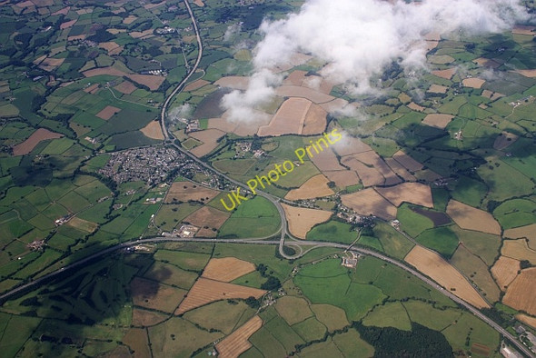 Photo 6"x4" A40 \/ A449 road junction near Raglan Raglan c2009