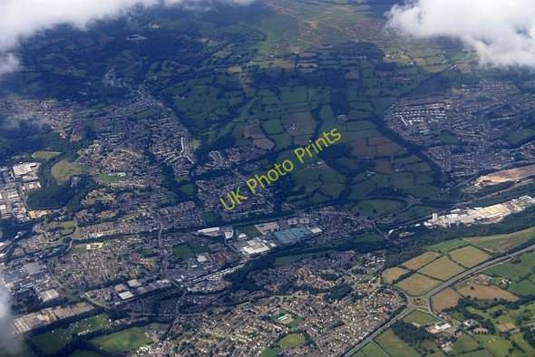 Photo 6"x4" Cwmbran from the air Cwmbran\/Cwmbr\u00e2n c2009