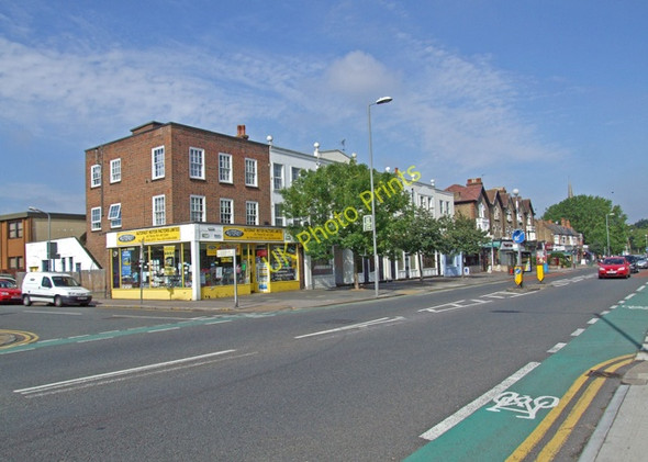 Photo 6"x4" Ewell Road shops Surbiton c2009