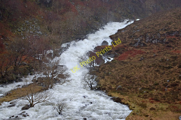Photo 6"x4" River Shiel in spate Sg\u00f9rr a' Chuilinn c2008
