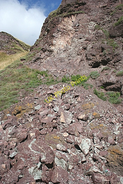 Photo 6"x4" Rock Fall Lunan\/NO6851 c2009
