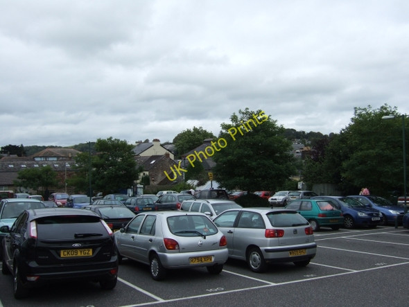 Photo 6"x4" Car Park near The Plains in Totnes Totnes c2009