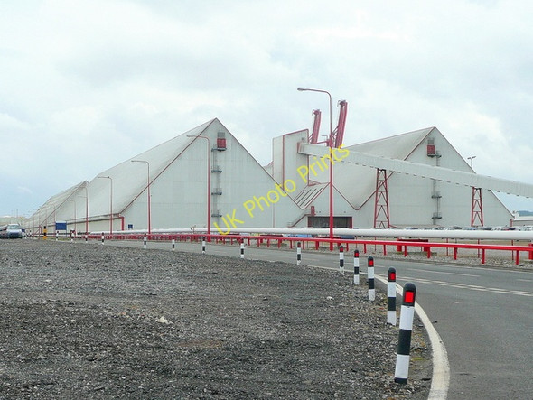 Photo 6"x4" Grain storage buildings at Royal Portbury Sheepway c2009