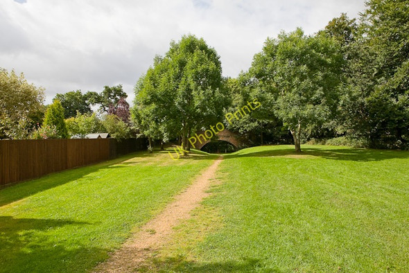 Photo 6"x4" Bridleway along dismantled railway line Fordingbridge c2009