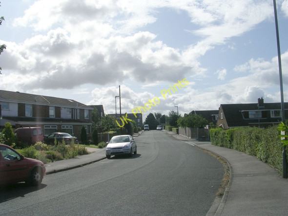 Photo 6"x4" Ashfield Road - viewed from Rowan Close Batley c2009