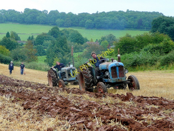 Photo 6"x4" The Lea Show ploughing competition, 2009 4 Lea Line c2009