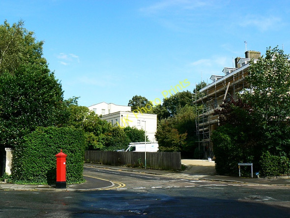 Photo 6"x4" Penfold pillar box and Malvern Place, Cheltenham Cheltenham c2009