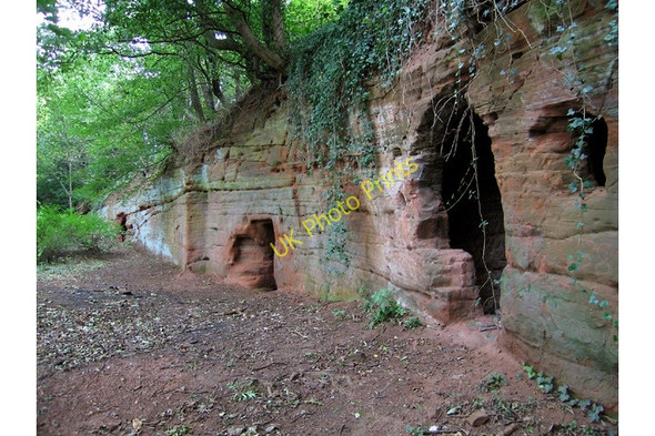 Photo 6"x4" Man made caves at the Hermitage Bridgnorth c2009