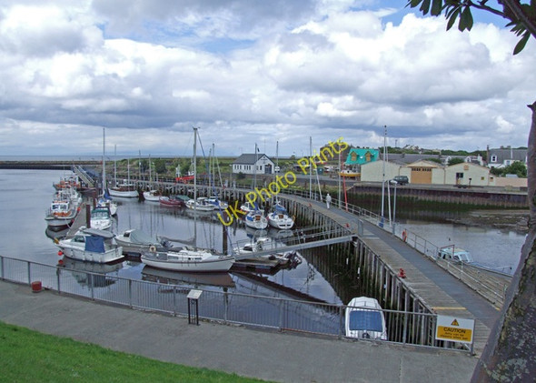 Photo 6"x4" Girvan harbour Girvan c2009
