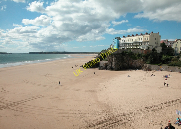 Photo 6"x4" South beach Tenby\/Dinbych-y-pysgod c2005