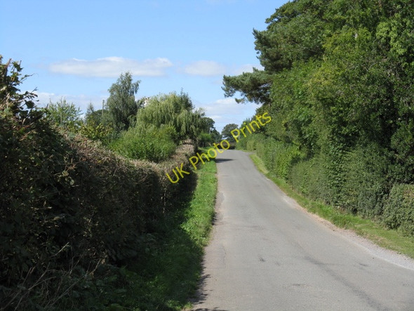 Photo 6"x4" Lane Near Currall Hall Oldwood\/SO5966 c2009