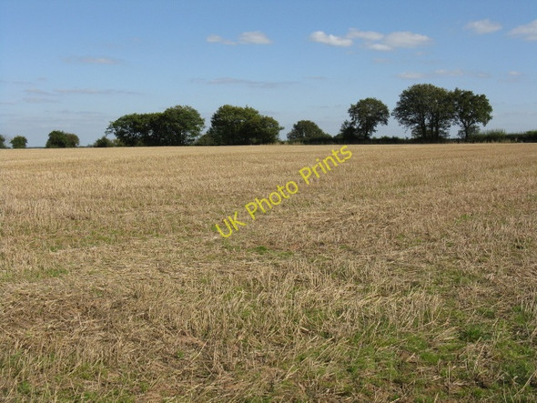 Photo 6"x4" Stubble Field Near Clifton Upon Teme Clifton Upton Teme c2009