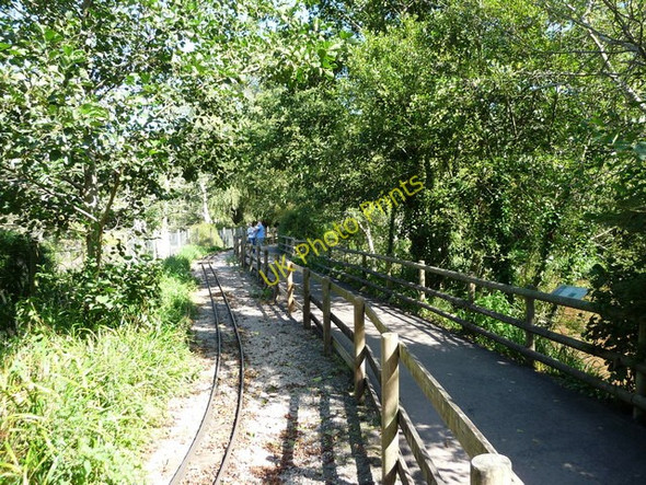 Photo 6"x4" Paignton : Paignton Zoo, Railway & Path Paignton c2009
