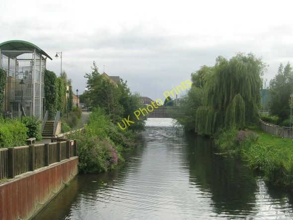 Photo 6"x4" View from Station Street Bridge Lincoln c2009 P1