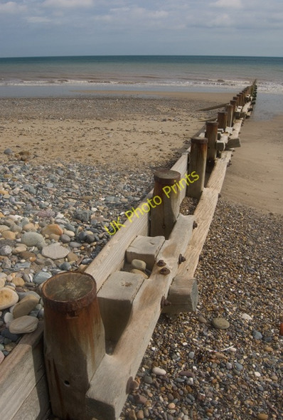Photo 6"x4" Hornsea groyne Hornsea c2009