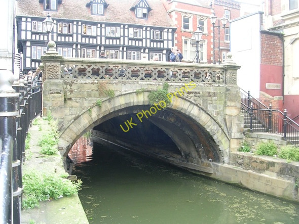 Photo 6"x4" Bridge - High Street Lincoln c2009