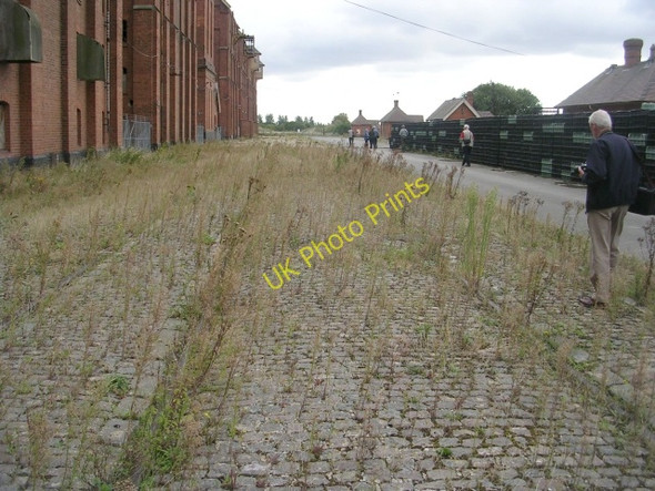 Photo 6"x4" Rail tracks at Sleaford Maltings Sleaford\/TF0645 c2009
