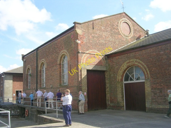 Photo 6"x4" Lade Bank Pumping Station - Engine House Lade Bank c2009