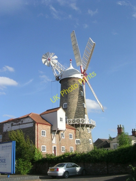 Photo 6"x4" Maud Foster Windmill - Willoughby Road Boston c2009