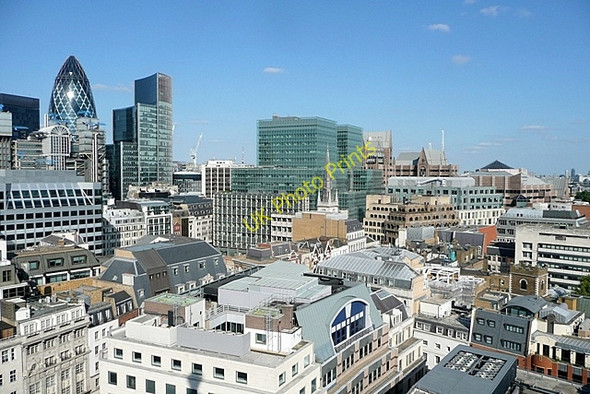 Photo 6"x4" View from The Monument - northeast London c2009