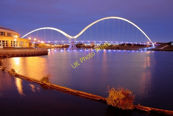 Photo 6"x4" Infinity Footbridge Stockton-on-Tees c2009