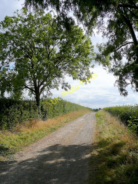 Photo 6"x4" Farm track and footpath Claydon\/SO9331 c2009