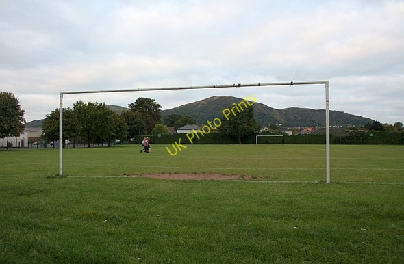 Photo 6"x4" Football pitch, Victoria Park, Malvern Link Great Malvern c2009