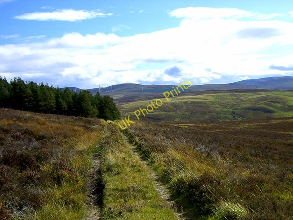 Photo 6"x4" Track above Dalreavoch.m Dalreavoch c2009