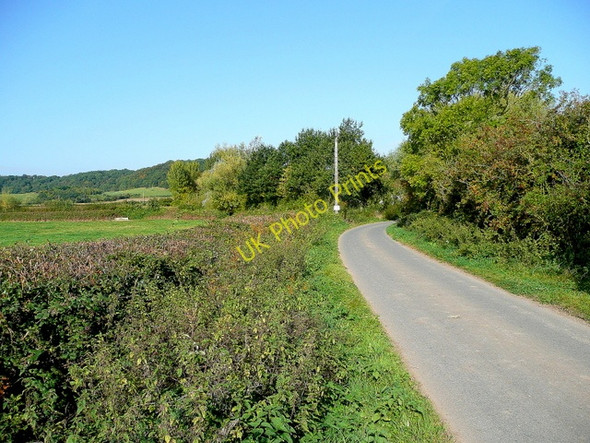 Photo 6"x4" Lane up Tirley Hill Tirley c2009