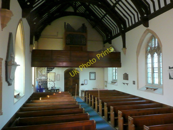 Photo 6"x4" Church of St. Mary the Virgin, Childswickham - interior Childswickham c2009