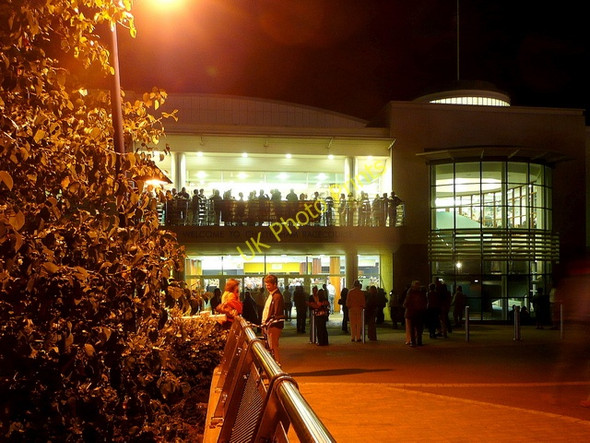Photo 6"x4" The Centaur, Cheltenham Racecourse at night 1 Cheltenham c2009