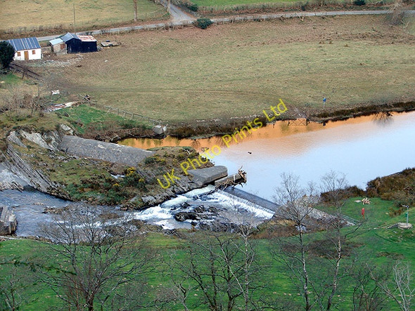 Photo 6"x4" Weir at Rheidol Falls Aberffrwd\/SN6878 c2008