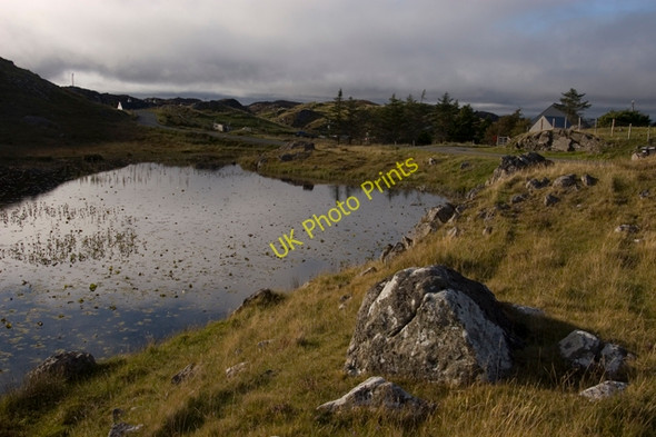 Photo 6"x4" Roadside lochan at Marbhig Marbhig c2009