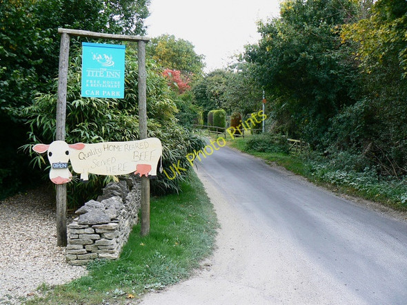 Photo 6"x4" Tite Inn car park entrance, Chadlington Westend\/SP3222 c2009