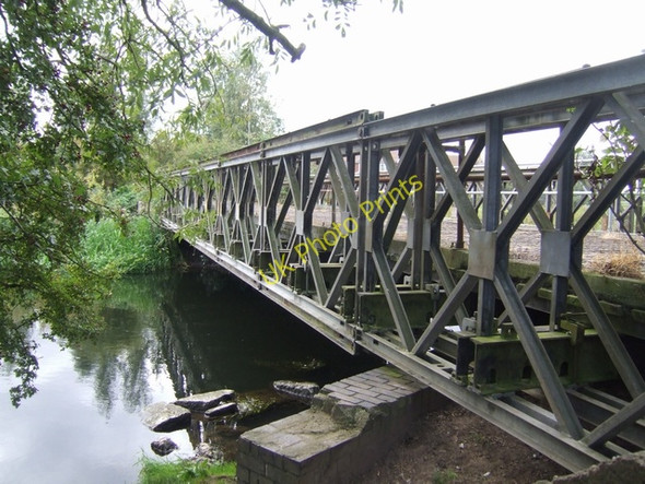 Photo 6"x4" Bailey Bridge over the River Trent Overley\/SK1615 c2009