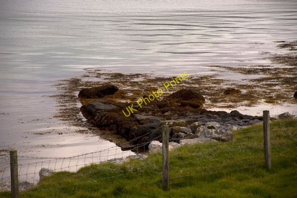 Photo 6"x4" Stone jetty at Cradhlastadh Cradhlastadh c2009