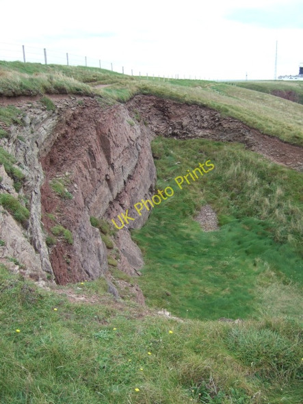 Photo 6"x4" Disused quarry on the west side of St Ann's Head Kete c2009