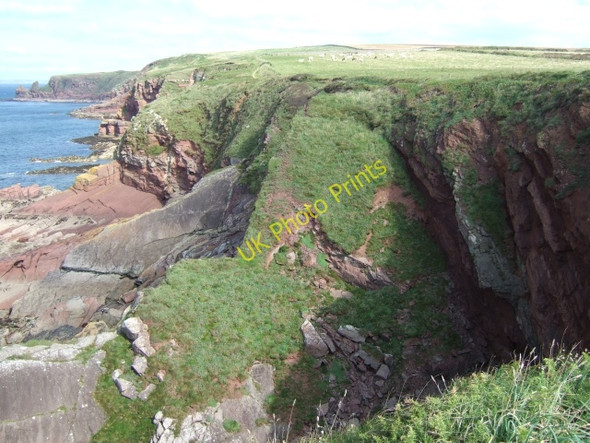 Photo 6"x4" Cliffs at Musselwick Marloes c2009
