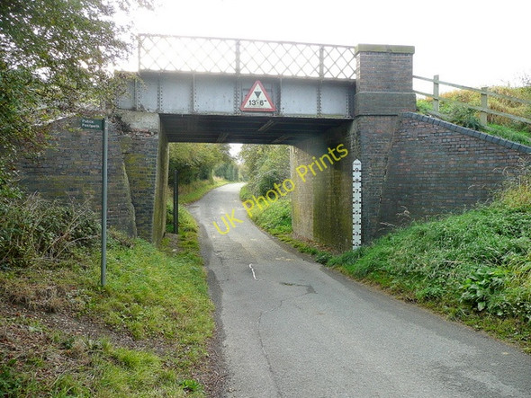 Photo 6"x4" Little Buckland railway bridge Buckland\/SP0836 c2009